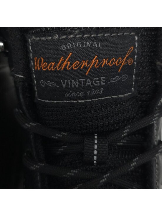 New Weatherproof Vintage Jace Black Combat Hiking Boots Men’s 10M main image 6